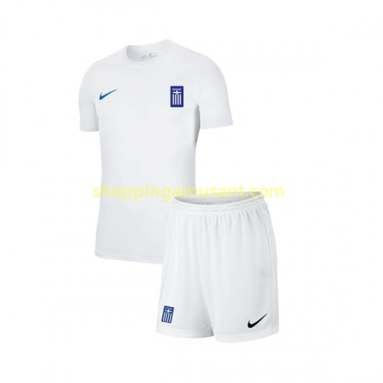 Maillot de Foot Grèce Enfant Extérieur 2022-2023 Manche Courte