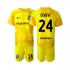 Maillot de Foot Inter Milan Andre Onana 24 Gardien Enfant Extérieur 2022-2023 Manche Courte
