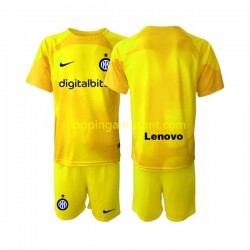 Maillot de Foot Inter Milan Gardien Enfant Extérieur 2022-2023 Manche Courte