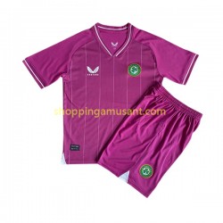 Maillot de Foot Irlande Gardien Enfant Domicile 2023 Manche Courte