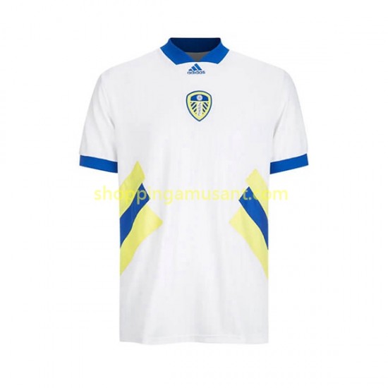 Maillot de Foot Leeds United Icon Rétro Homme Domicile 2022-2023 Manche Courte