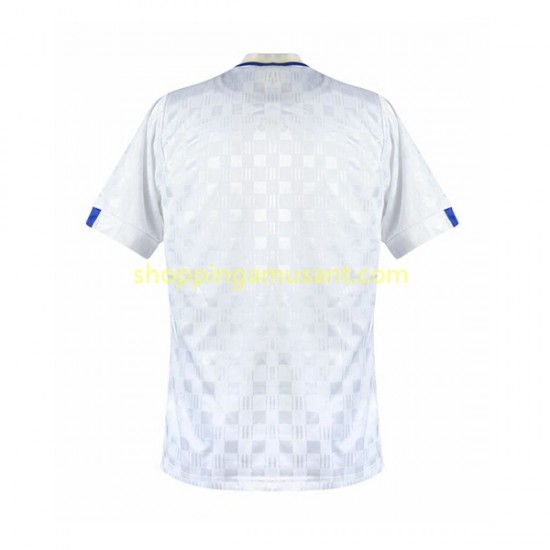 Maillot de Foot Leeds United Rétro Homme Domicile 1989-1990 Manche Courte