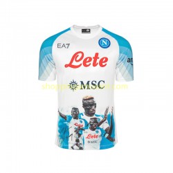 Maillot de Foot Naples Face Game Osimhen 9 Homme Domicile 2022-2023 Manche Courte