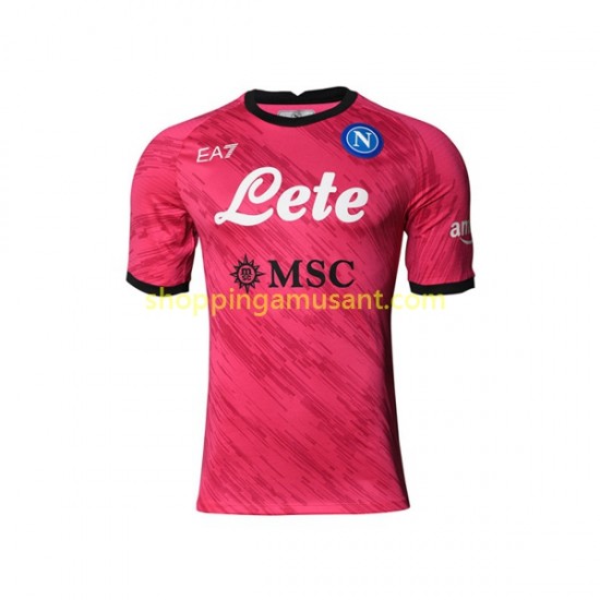 Maillot de Foot Naples Gardien Homme Domicile 2022-2023 Manche Courte