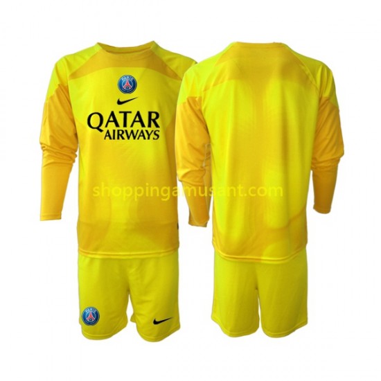 Maillot de Foot Paris Saint-Germain Gardien Enfant Neutre 2022-2023 Manche Longue