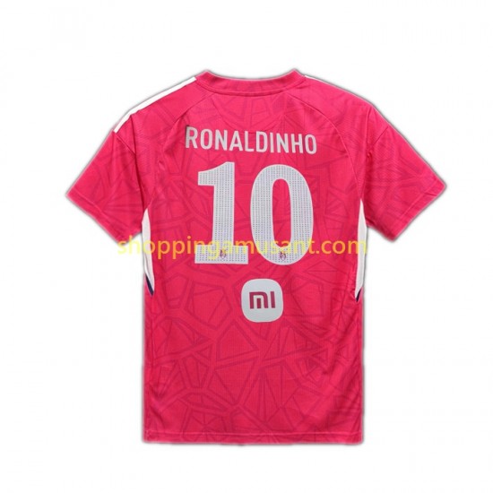 Maillot de Foot Porcinos RONALDINHO 10 Homme Domicile 2023 Manche Courte