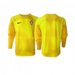 Maillot de Foot Portugal Gardien Homme Domicile Coupe du Monde 2022 Manche Longue
