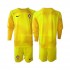 Maillot de Foot Portugal Gardien Enfant Domicile Coupe du Monde 2022 Manche Longue