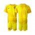 Maillot de Foot Portugal Gardien Enfant Domicile Coupe du Monde 2022 Manche Courte