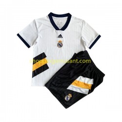 Maillot de Foot Real Madrid Icon Rétro Enfant Domicile 2022-2023 Manche Courte