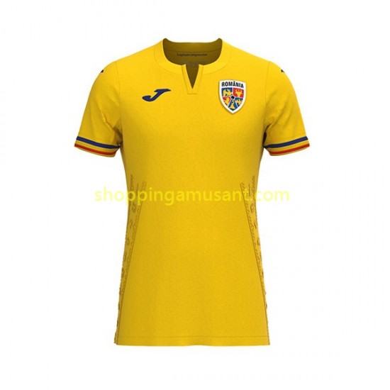 Maillot de Foot Roumanie Homme Domicile 2023 Manche Courte