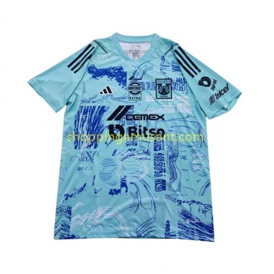 Maillot de Foot Tigres UANL Earth Day Gardien Homme Domicile 2023-2024 Manche Courte