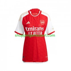 Maillot de Foot Arsenal Féminine Domicile 2023-2024 Manche Courte