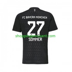 Maillot de Foot Bayern Munich Yann Sommer 27 Gardien Homme Domicile 2023-2024 Manche Courte