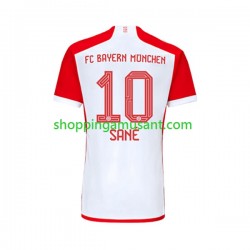 Maillot de Foot Bayern Munich Leroy Sane 10 Homme Domicile 2023-2024 Manche Courte