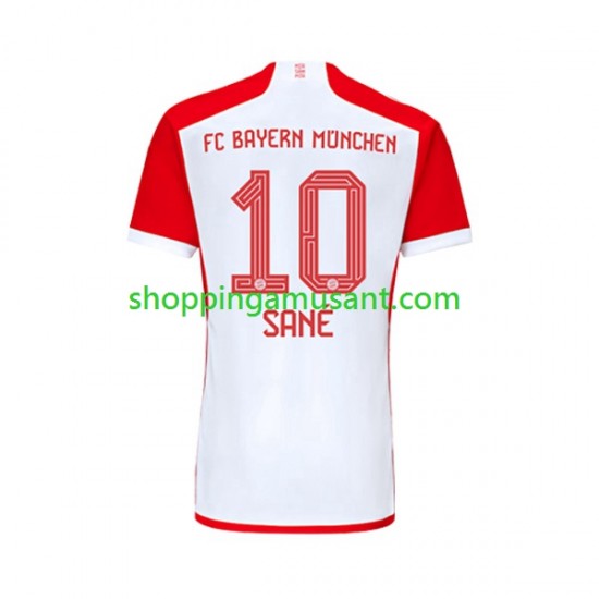 Maillot de Foot Bayern Munich Leroy Sane 10 Homme Domicile 2023-2024 Manche Courte