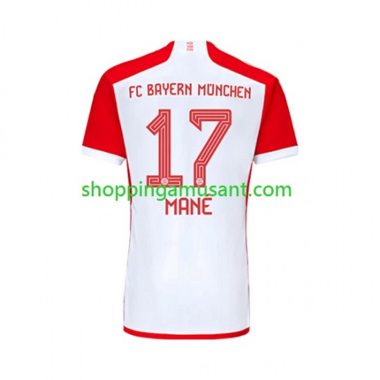 Maillot de Foot Bayern Munich Sadio Mane 17 Homme Domicile 2023-2024 Manche Courte