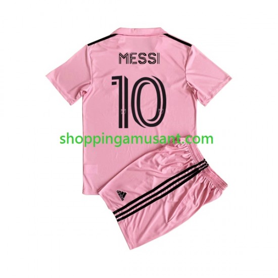 Maillot de Foot InterMiami Lionel Messi 10 Enfant Domicile 2023 Manche Courte