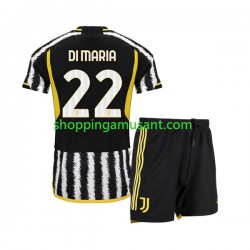Maillot de Foot Juventus Angel Di Maria 22 Enfant Domicile 2023-2024 Manche Courte