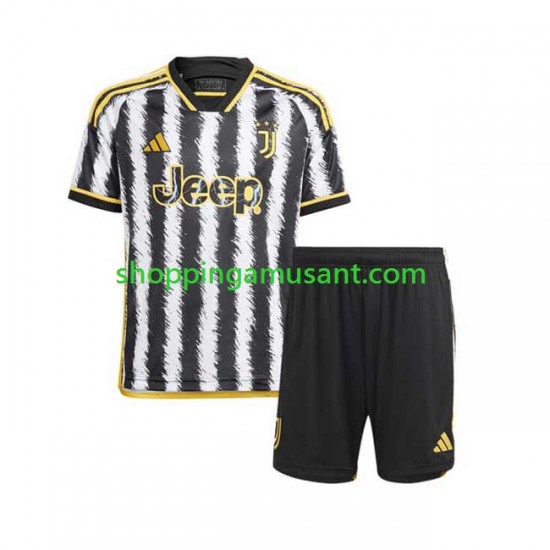 Maillot de Foot Juventus Enfant Domicile 2023-2024 Manche Courte