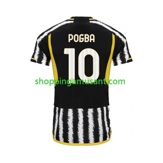 Maillot de Foot Juventus Paul Pogba 10 Homme Domicile 2023-2024 Manche Courte