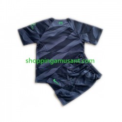 Maillot de Foot Liverpool Gardien Enfant Extérieur 2023-2024 Manche Courte