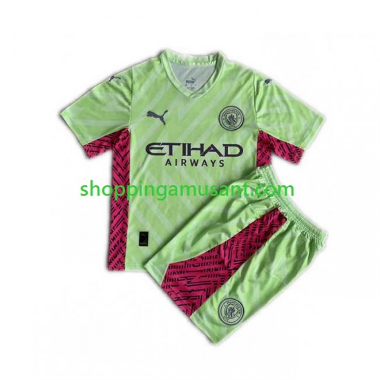 Maillot de Foot Manchester City Gardien Enfant Neutre 2023-2024 Manche Courte