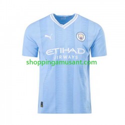 Maillot de Foot Manchester City Homme Domicile 2023-2024 Manche Courte