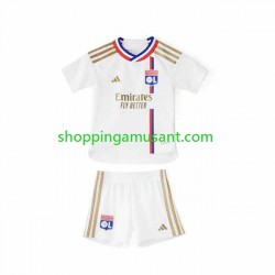 Maillot de Foot Olympique Lyonnais Enfant Domicile 2023-2024 Manche Courte