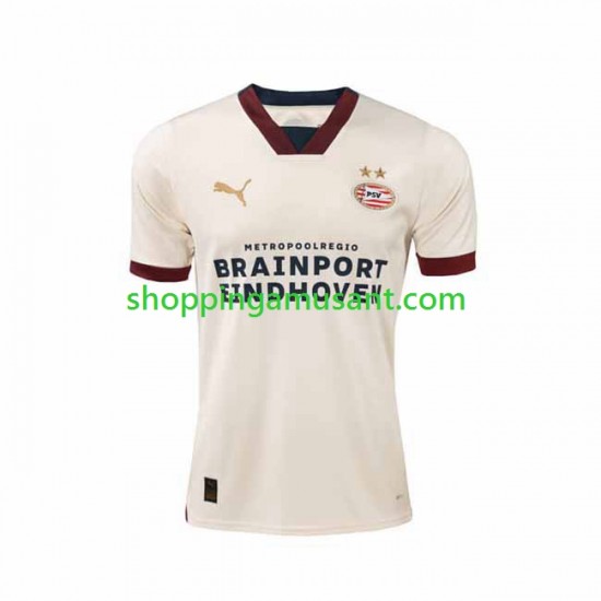 Maillot de Foot PSV Eindhoven Homme Extérieur 2023-2024 Manche Courte