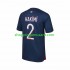 Maillot de Foot Paris Saint-Germain Hakimi 2 Homme Domicile 2023-2024 Manche Courte