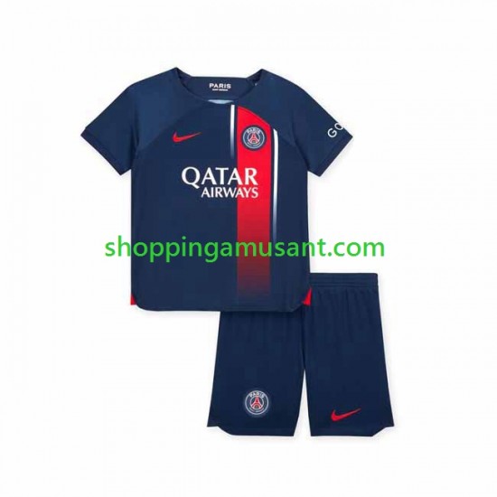 Maillot de Foot Paris Saint-Germain Enfant Domicile 2023-2024 Manche Courte