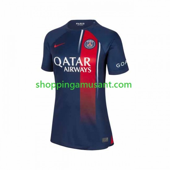 Maillot de Foot Paris Saint-Germain Féminine Domicile 2023-2024 Manche Courte