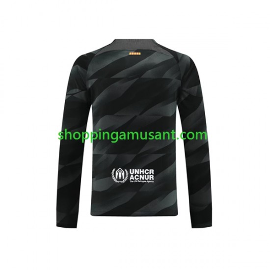 Maillot de Foot FC Barcelone Gardien Homme Extérieur 2023-2024 Manche Longue