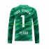 Maillot de Foot FC Barcelone Ter Stegen 1 Gardien Homme Domicile 2023-2024 Manche Longue