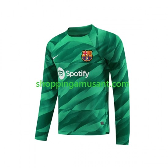 Maillot de Foot FC Barcelone Ter Stegen 1 Gardien Homme Domicile 2023-2024 Manche Longue