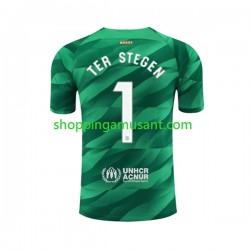 Maillot de Foot FC Barcelone Ter Stegen 1 Gardien Homme Domicile 2023-2024 Manche Courte