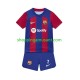 Maillot de Foot FC Barcelone Ousmane Dembele 7 Enfant Domicile 2023-2024 Manche Courte