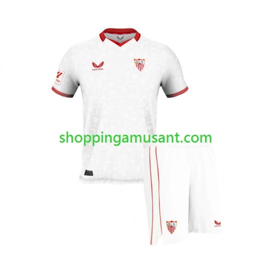 Maillot de Foot Séville FC Enfant Domicile 2023-2024 Manche Courte