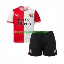 Maillot de Foot Feyenoord Rotterdam Enfant Domicile 2023-2024 Manche Courte