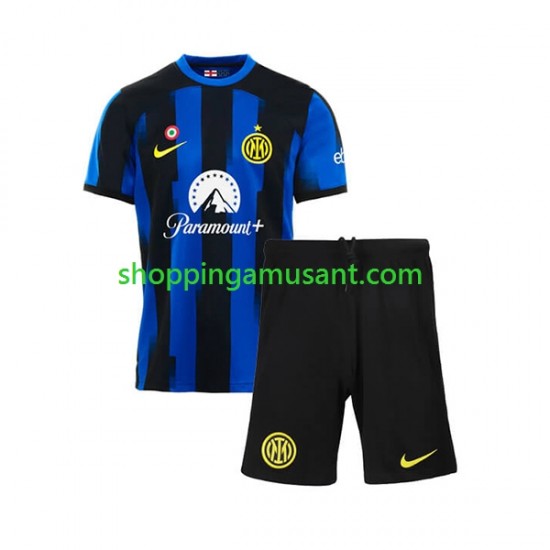 Maillot de Foot Inter Milan Enfant Domicile 2023-2024 Manche Courte