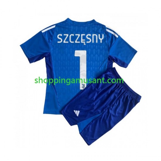 Maillot de Foot Juventus Wojciech Szczesny 1 Gardien Enfant Domicile 2023-2024 Manche Courte