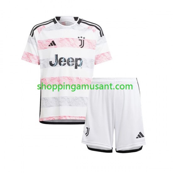 Maillot de Foot Juventus Enfant Extérieur 2023-2024 Manche Courte