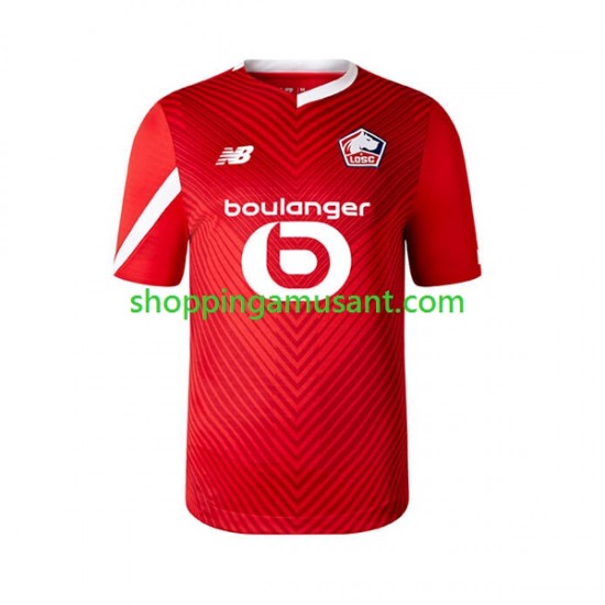 Maillot de Foot OSC Lille Homme Domicile 2023-2024 Manche Courte