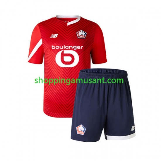 Maillot de Foot OSC Lille Enfant Domicile 2023-2024 Manche Courte