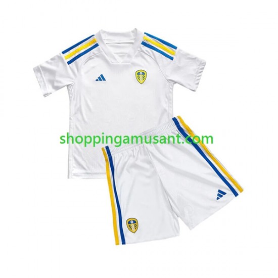 Maillot de Foot Leeds United Enfant Domicile 2023-2024 Manche Courte