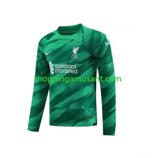 Maillot de Foot Liverpool Gardien Homme Domicile 2023-2024 Manche Longue