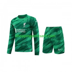 Maillot de Foot Liverpool Gardien Enfant Domicile 2023-2024 Manche Longue