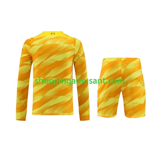 Maillot de Foot Liverpool Gardien Enfant Neutre 2023-2024 Manche Longue
