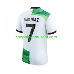 Maillot de Foot Liverpool Luis Diaz 7 Homme Extérieur 2023-2024 Manche Courte